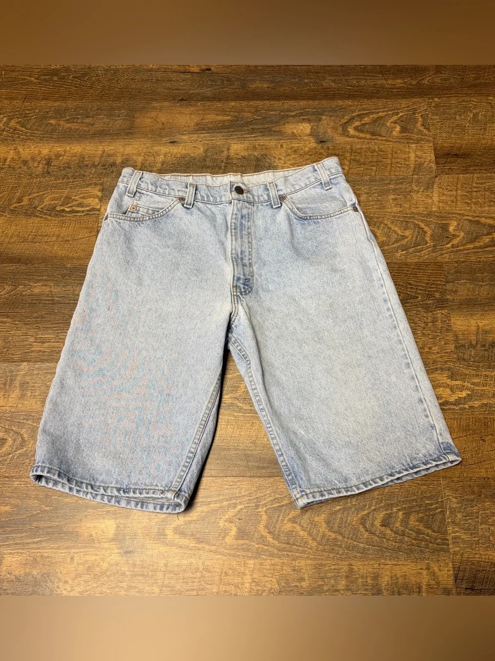 Vintage 80s Levi’s 550 Orange Tab Relaxed Fit Denim Jean Short Jorts Mens 34 USA